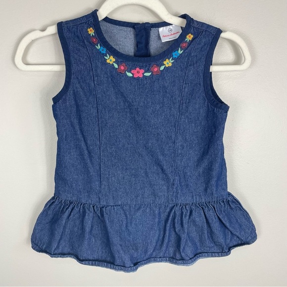 Hanna Andersson Blue Blouse with Chic Style - Picture 1 of 8